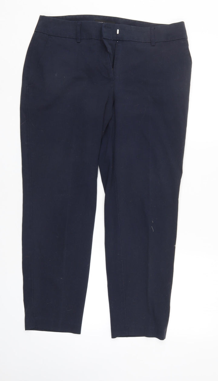 Dorothy Perkins Womens Blue   Trousers  Size 12 L27 in