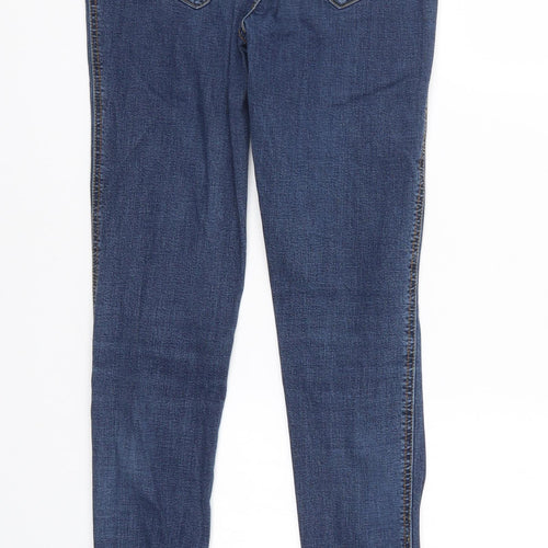 NEXT Womens Blue  Denim Skinny Jeans Size 8 L28 in
