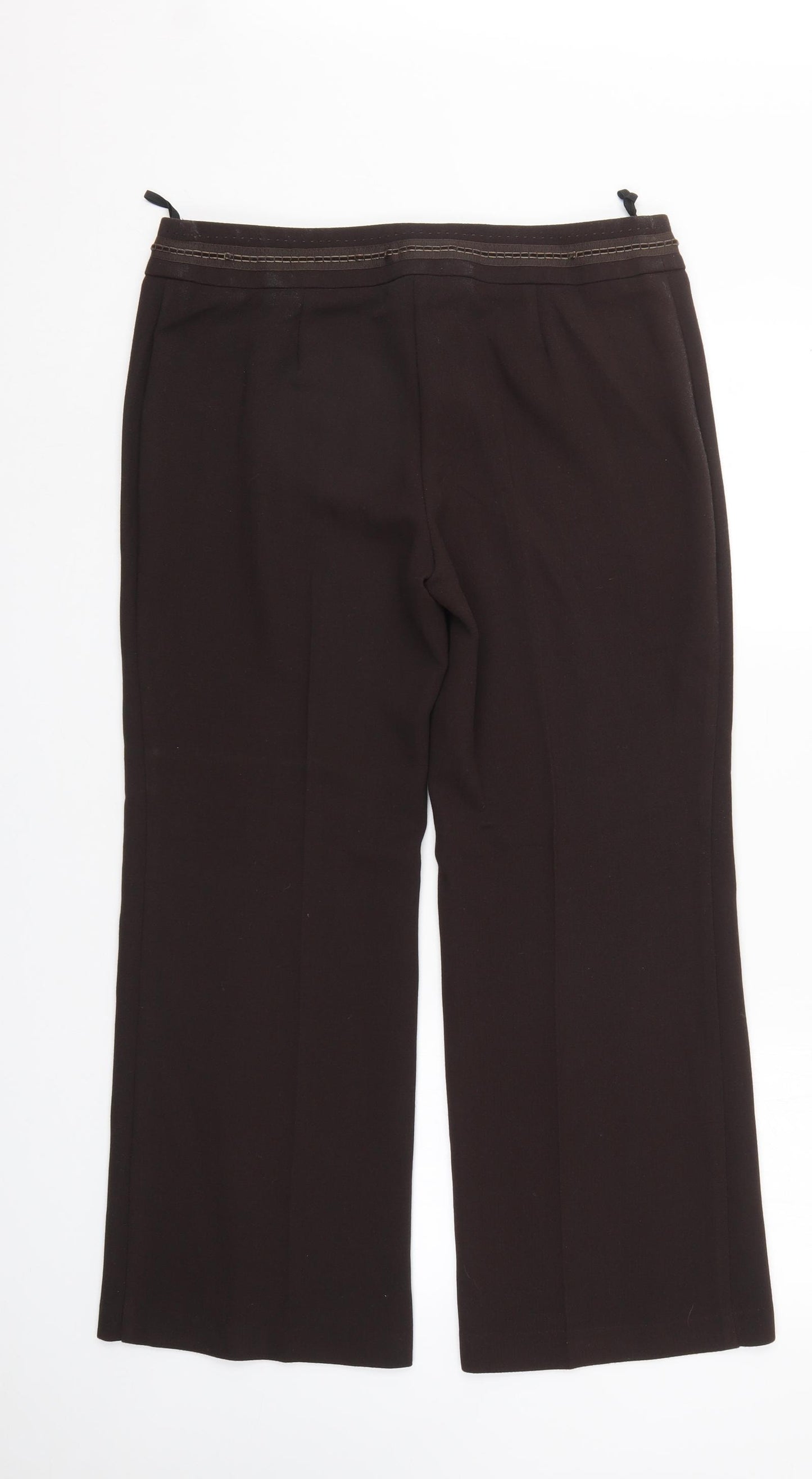 Marks and Spencer Womens Brown   Sweatpants Trousers Size 14 L27 in