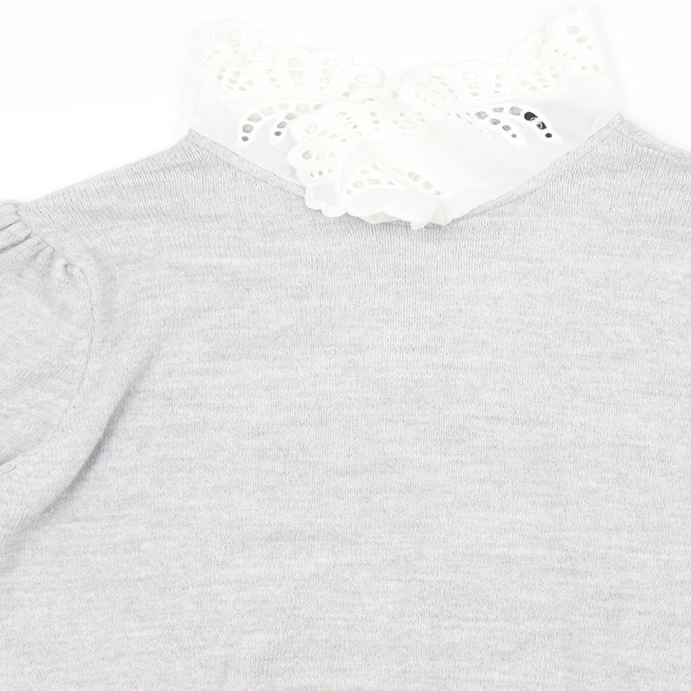 Dorothy Perkins Womens Grey   Pullover Jumper Size 14
