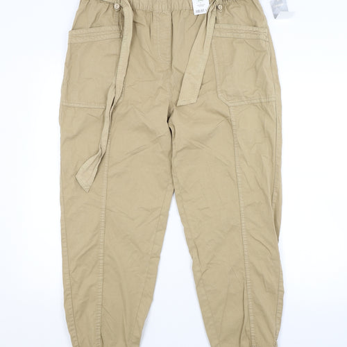 George Womens Beige   Cargo Trousers Size 16 L26 in