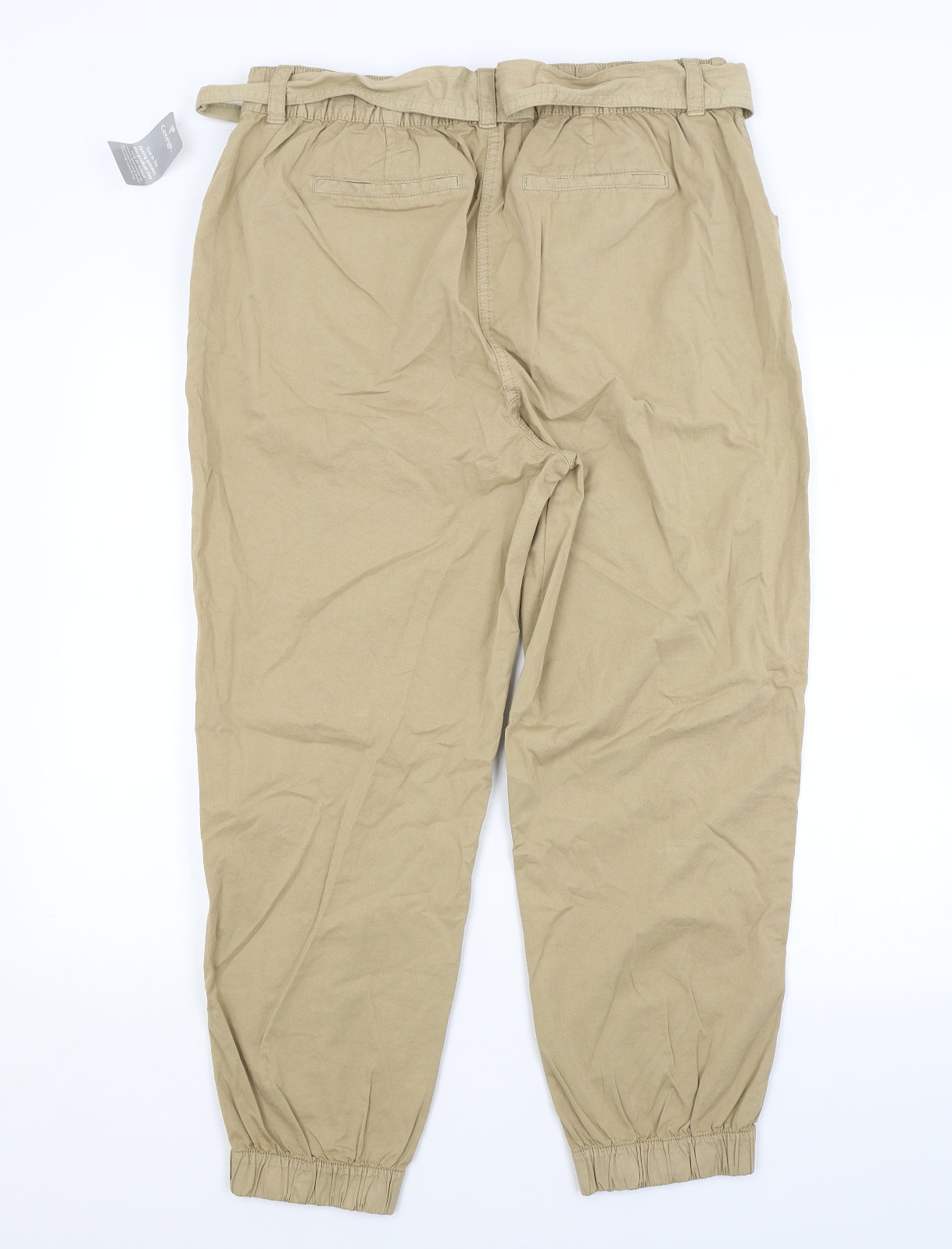 George Womens Beige   Cargo Trousers Size 16 L26 in