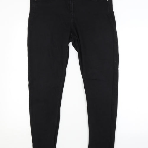 Papaya Womens Black   Skinny Jeans Size 14 L27 in
