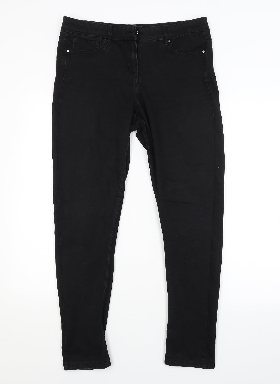 Papaya Womens Black   Skinny Jeans Size 14 L27 in