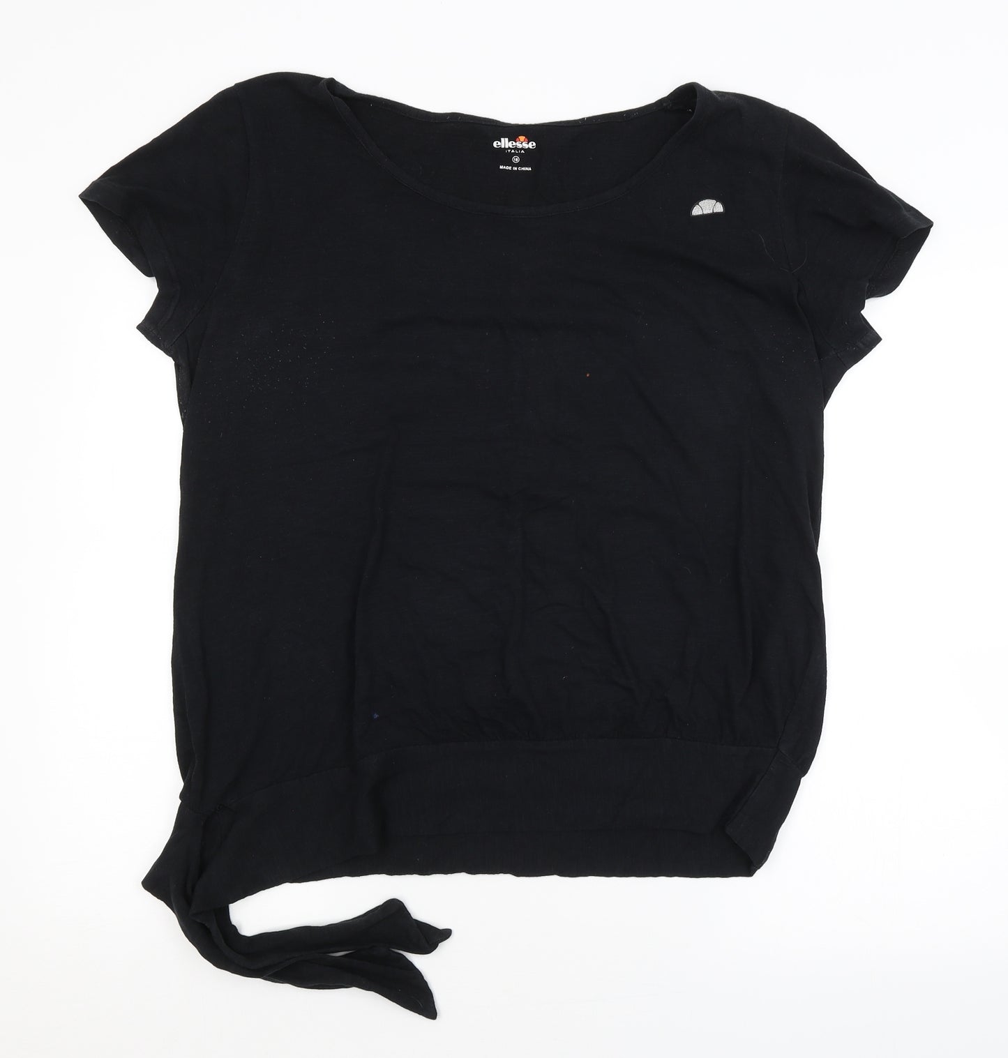 ellesse Womens Black   Basic T-Shirt Size 18