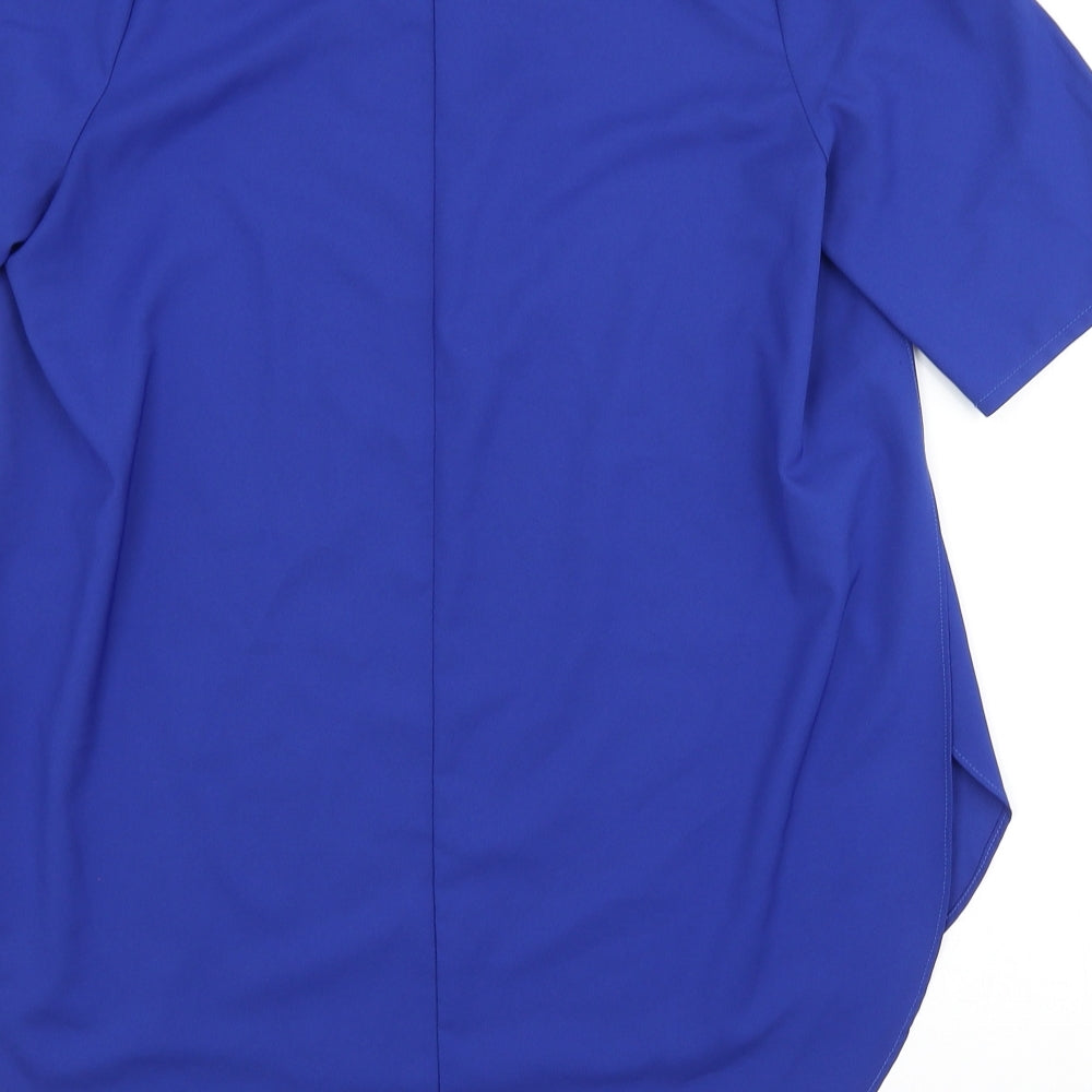 Missguided Womens Blue   Basic Blouse Size 10