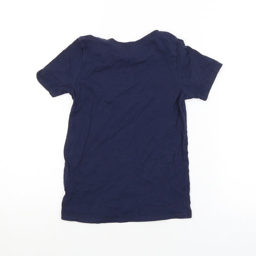 George Boys Blue   Basic T-Shirt Size 5-6 Years