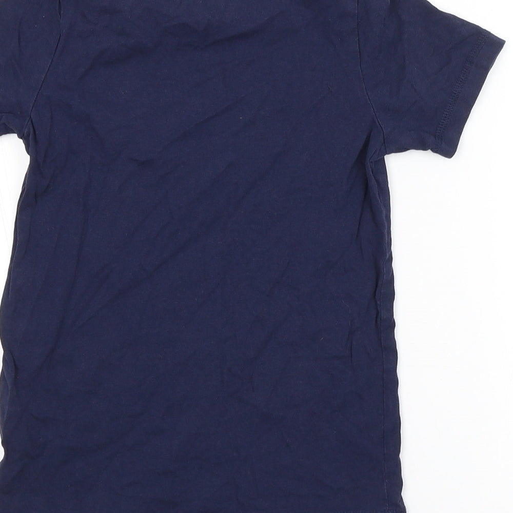George Boys Blue   Basic T-Shirt Size 5-6 Years