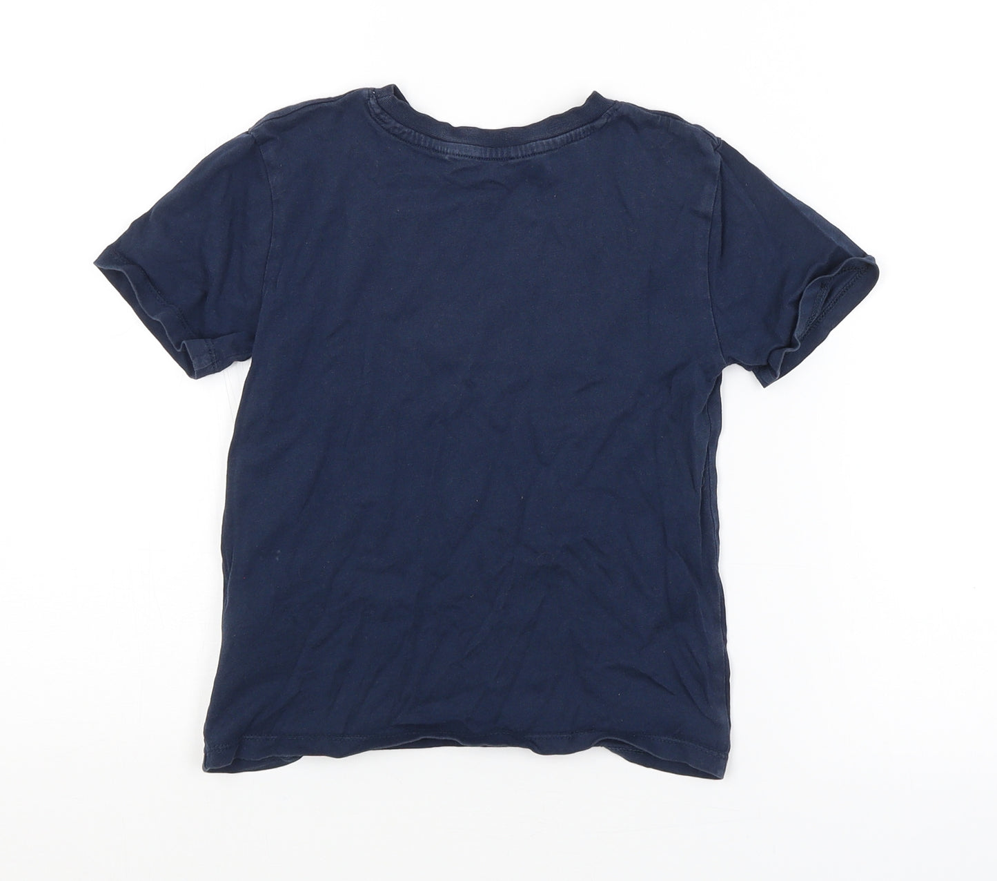 H&M Girls Blue   Basic T-Shirt Size 5-6 Years