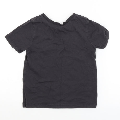 George Boys Grey   Basic T-Shirt Size 5-6 Years