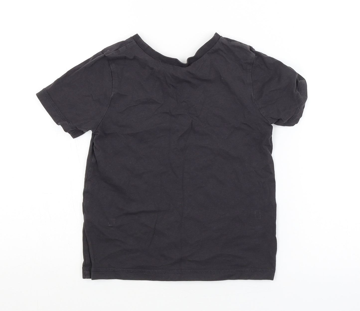 George Boys Grey   Basic T-Shirt Size 5-6 Years