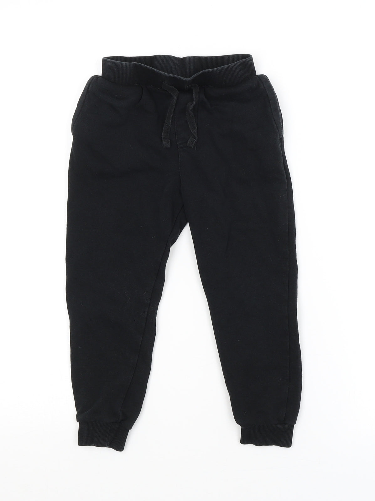 George Boys Black   Sweatpants Trousers Size 4-5 Years