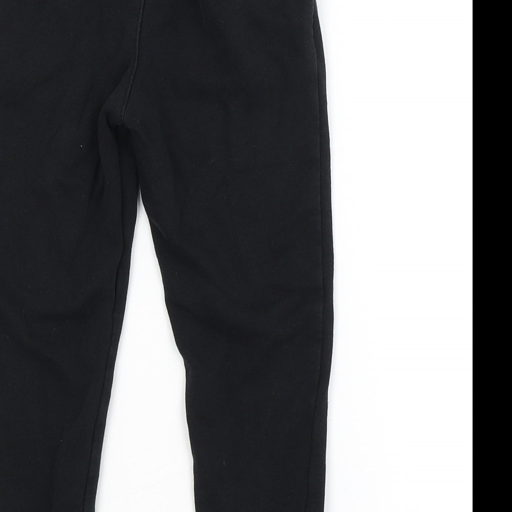 George Boys Black   Sweatpants Trousers Size 4-5 Years