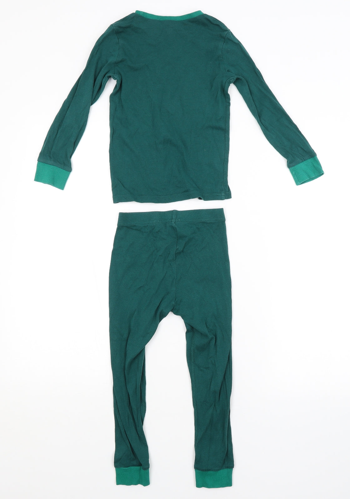 H&M Boys Green    Pyjama Set Size 5-6 Years  - DINOSAUR
