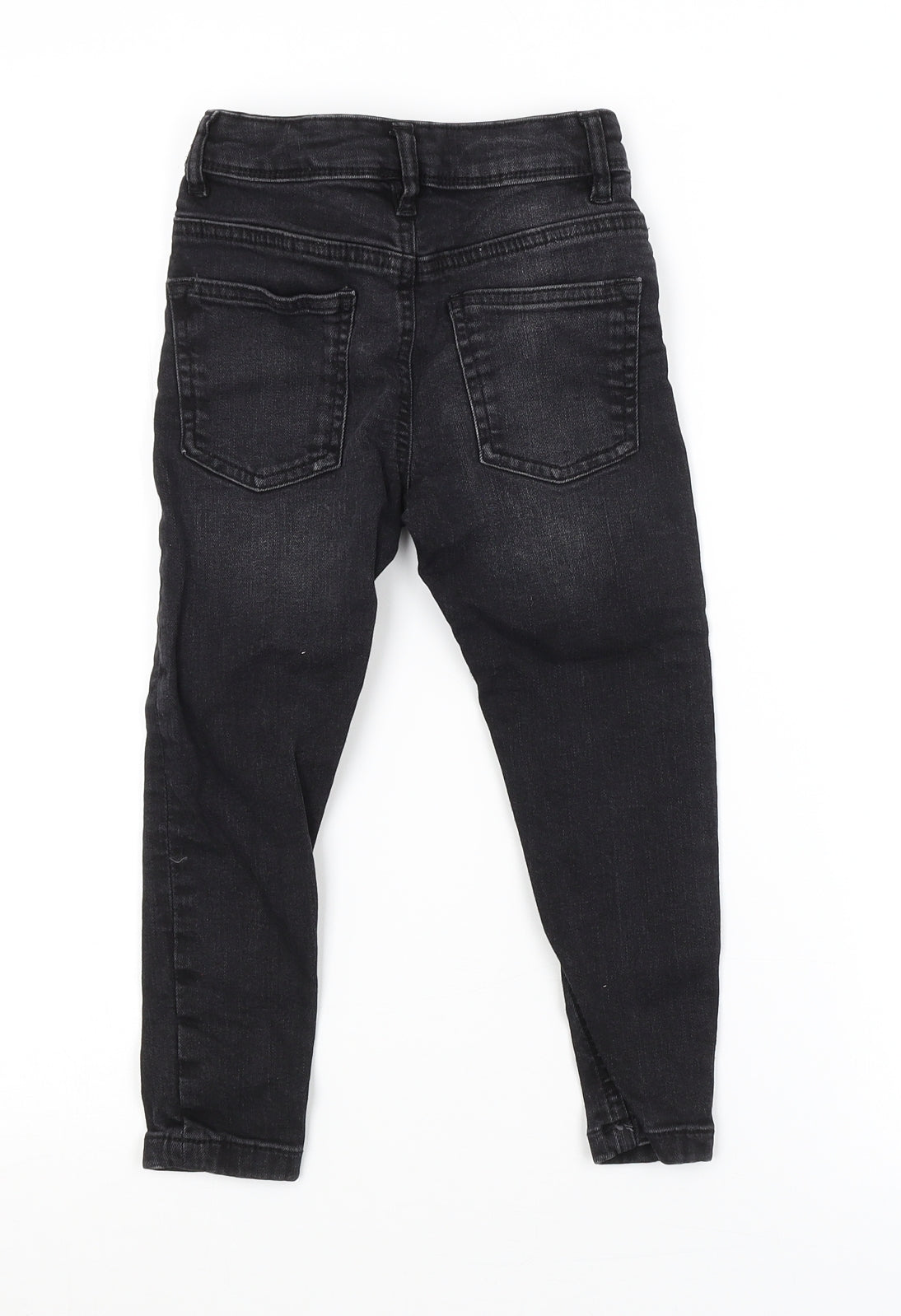 George Boys Black   Skinny Jeans Size 4-5 Years