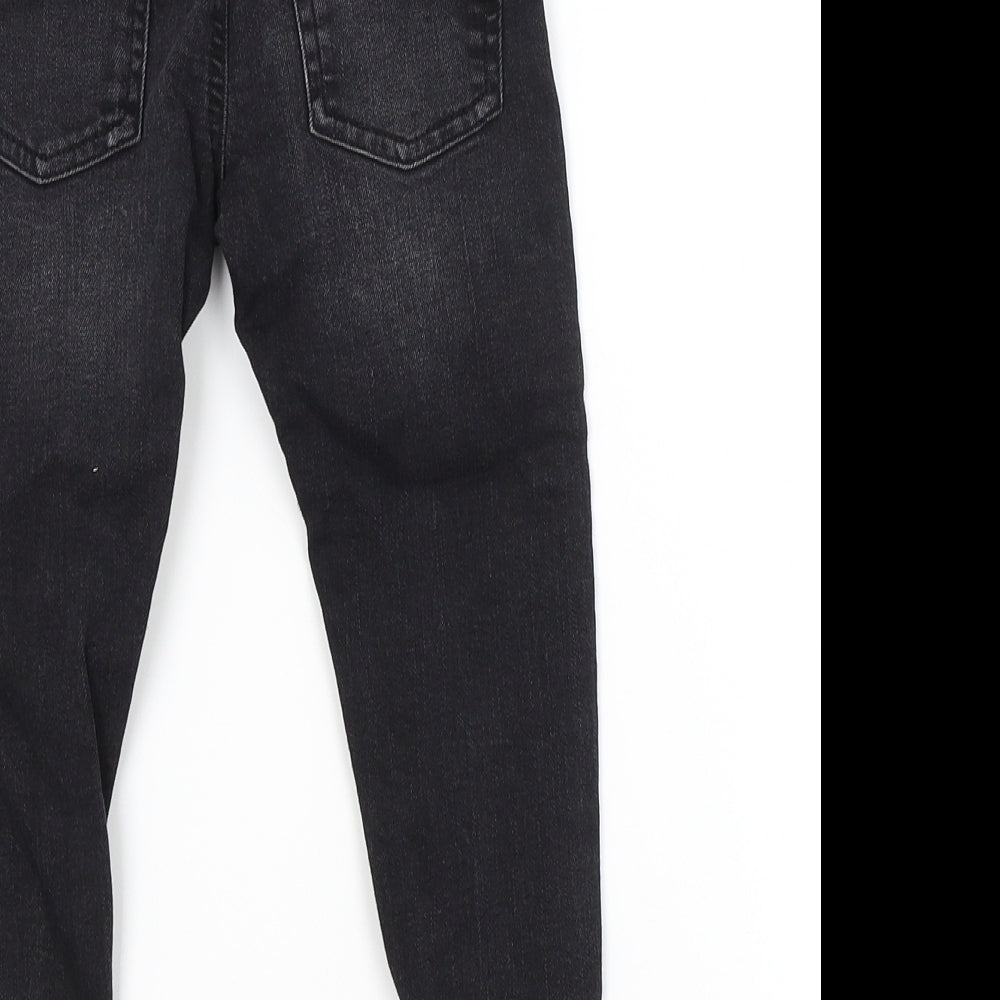 George Boys Black   Skinny Jeans Size 4-5 Years