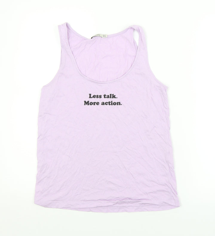 Stradivarius Womens Purple Basic Tank Size S