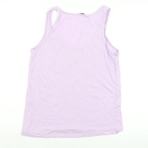 Stradivarius Womens Purple   Basic Tank Size S