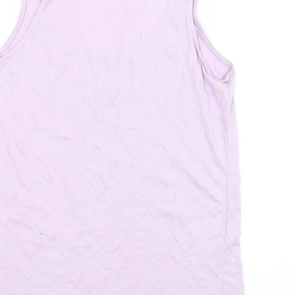 Stradivarius Womens Purple   Basic Tank Size S