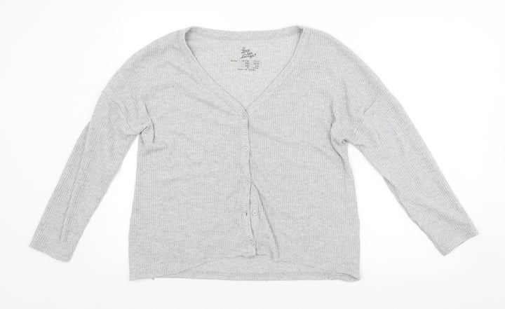 LOVE TO LOUNGE Womens Grey   Cardigan Jumper Size 10