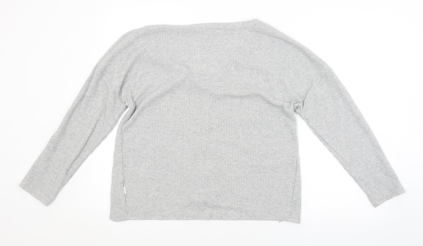 LOVE TO LOUNGE Womens Grey   Cardigan Jumper Size 10