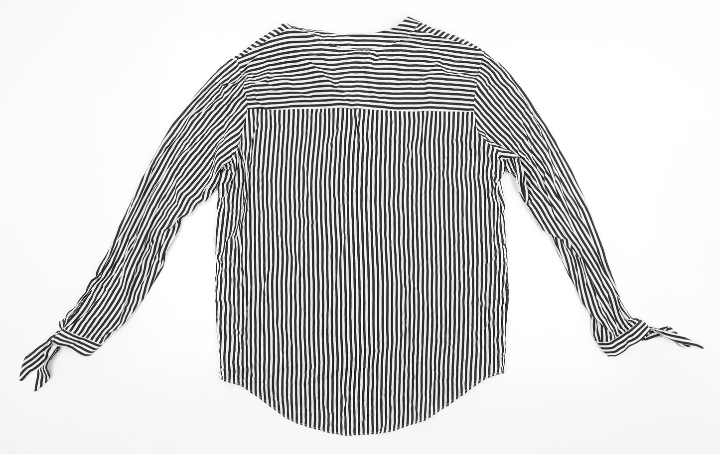 New Look Womens Multicoloured Striped  Basic Blouse Size 8