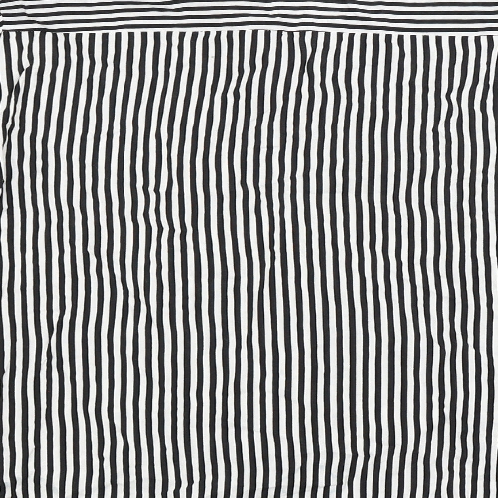 New Look Womens Multicoloured Striped  Basic Blouse Size 8