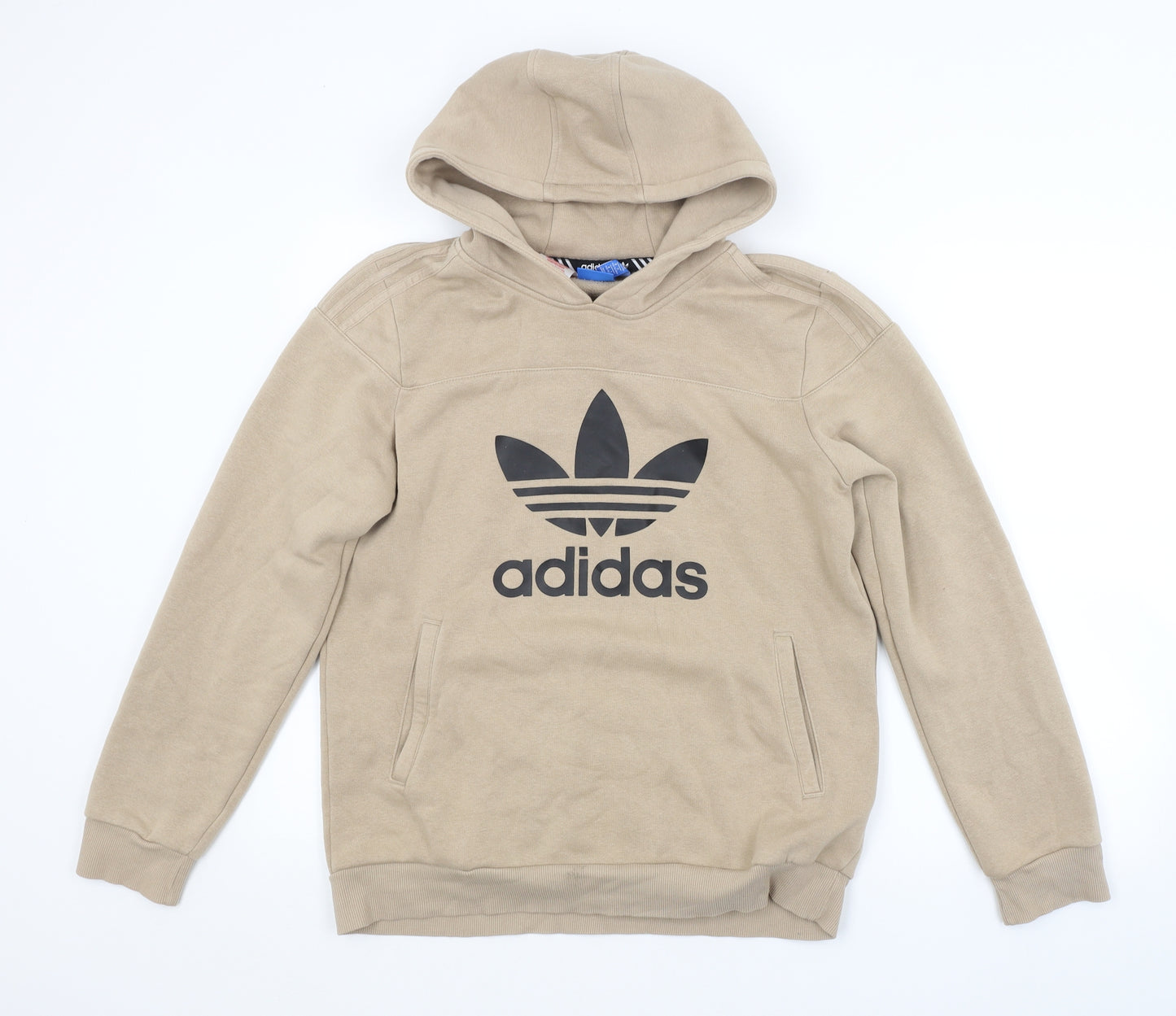 adidas Boys Beige   Pullover Hoodie Size 15-16 Years
