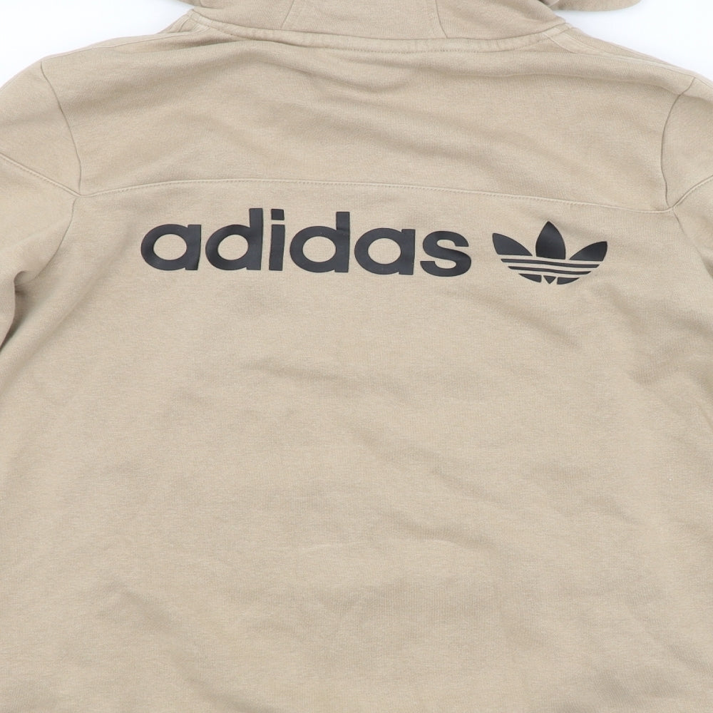 adidas Boys Beige   Pullover Hoodie Size 15-16 Years