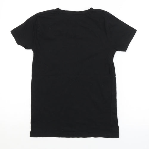 OUTLAWS Boys Black   Basic T-Shirt Size 11-12 Years