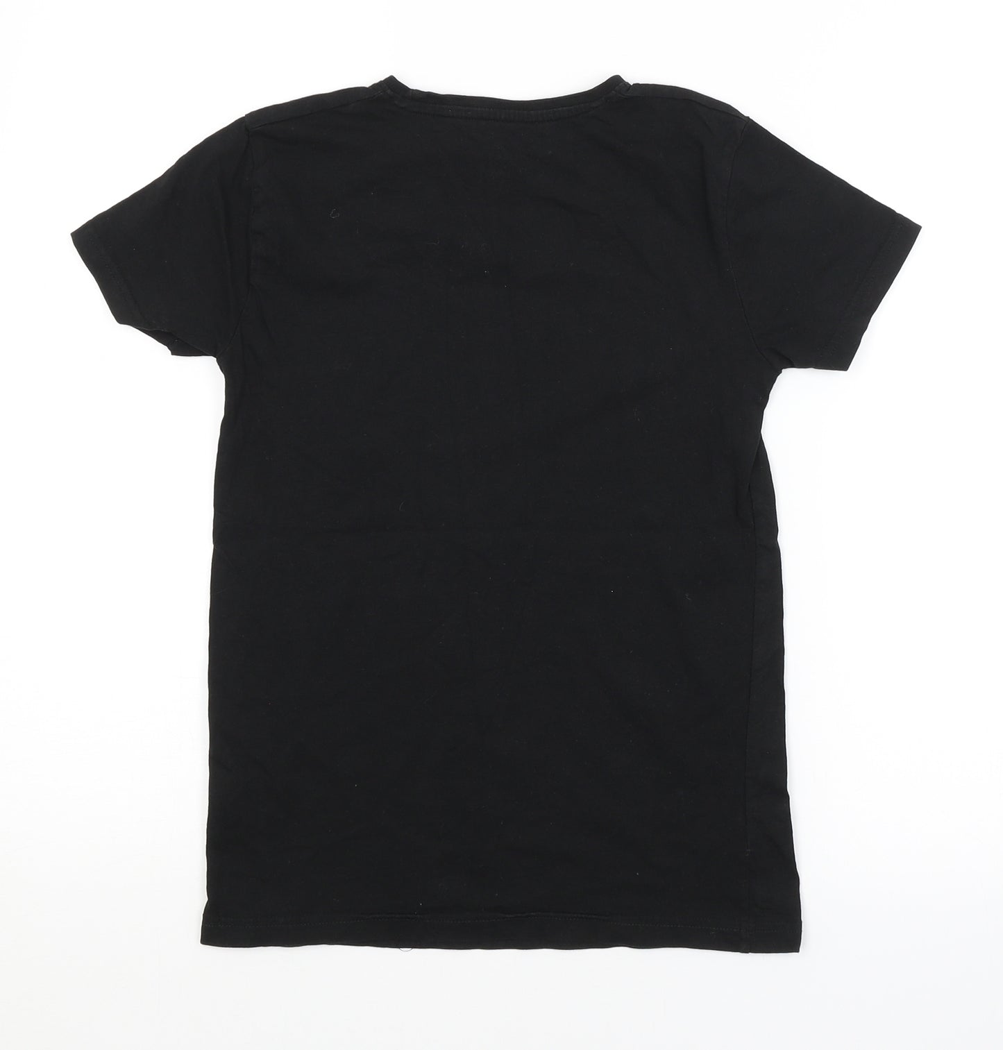 OUTLAWS Boys Black   Basic T-Shirt Size 11-12 Years