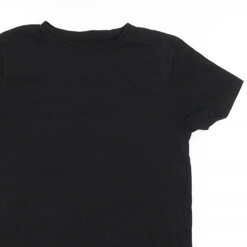 OUTLAWS Boys Black   Basic T-Shirt Size 11-12 Years