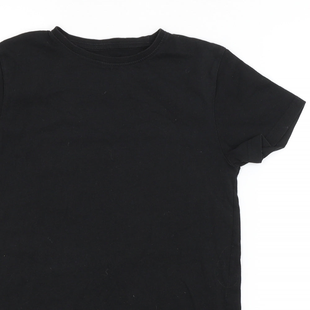 OUTLAWS Boys Black   Basic T-Shirt Size 11-12 Years