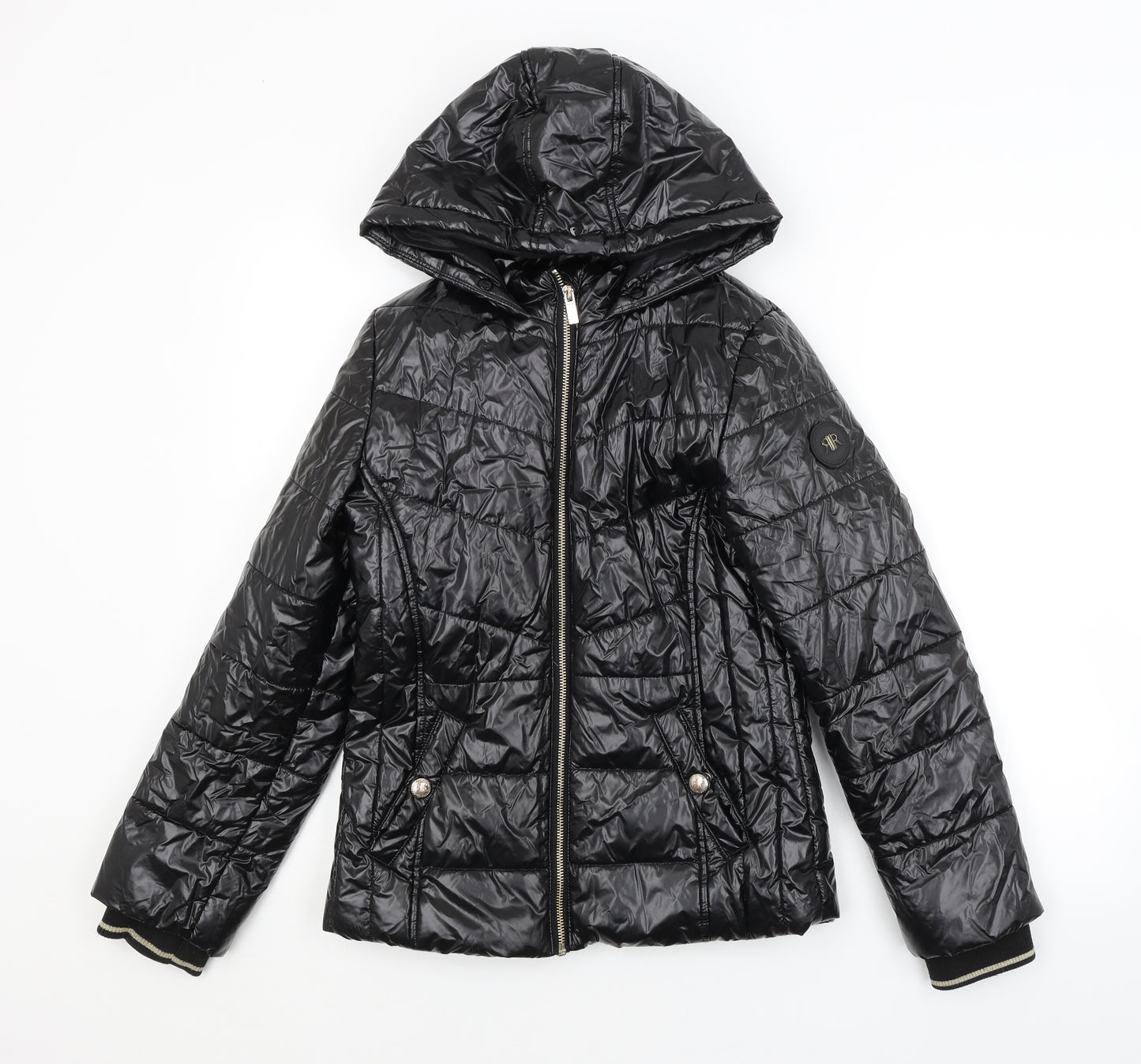 River Island Girls Black   Jacket  Size 11-12 Years
