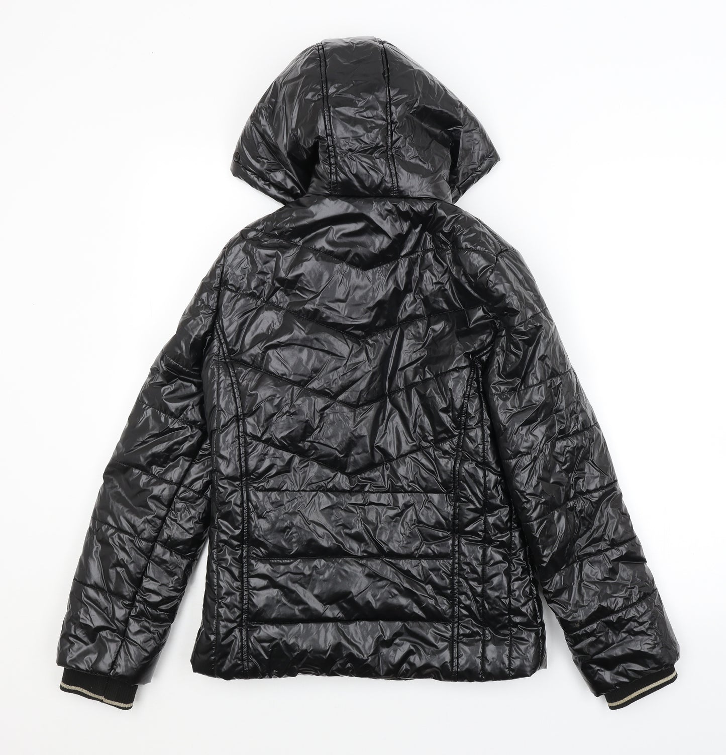 River Island Girls Black   Jacket  Size 11-12 Years