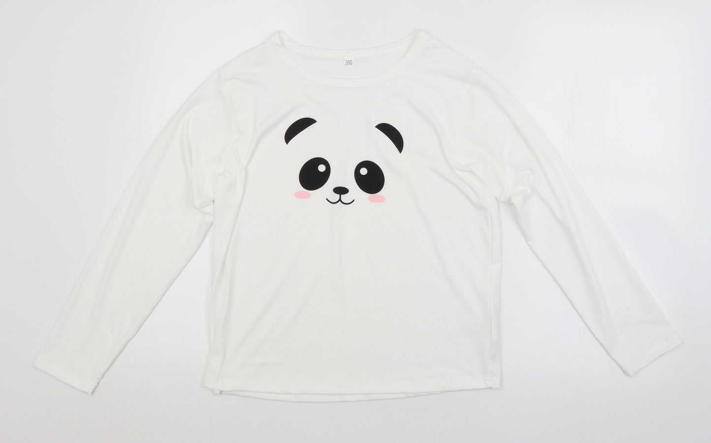 SheIn Girls White   Basic T-Shirt Size 13-14 Years