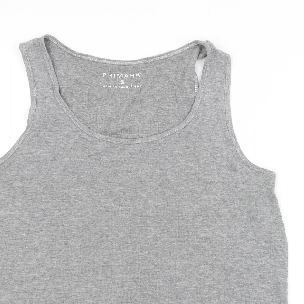 Primark Mens Grey   Basic Tank Size S
