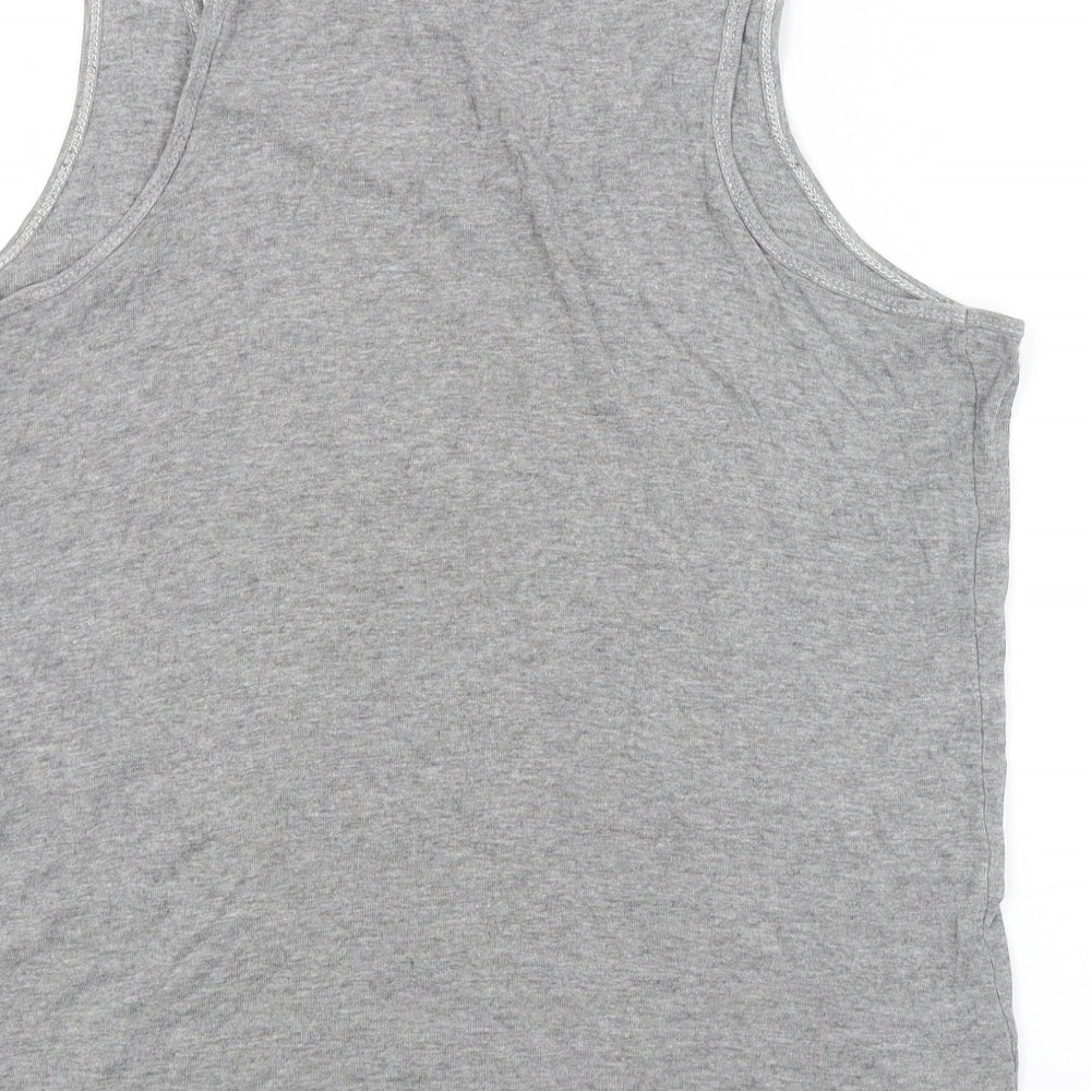 Primark Mens Grey   Basic Tank Size S