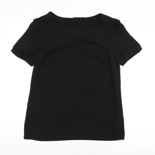 Oasis Womens Black   Basic Blouse Size 8