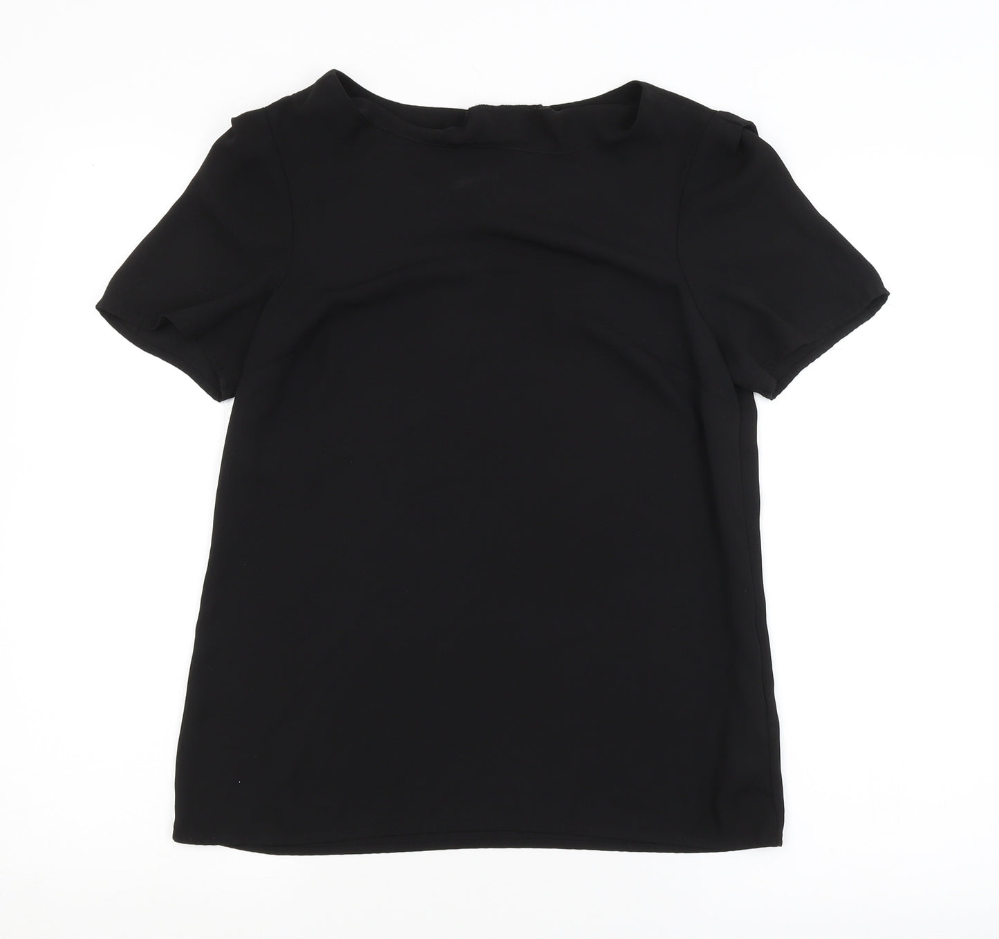 Oasis Womens Black   Basic Blouse Size 8