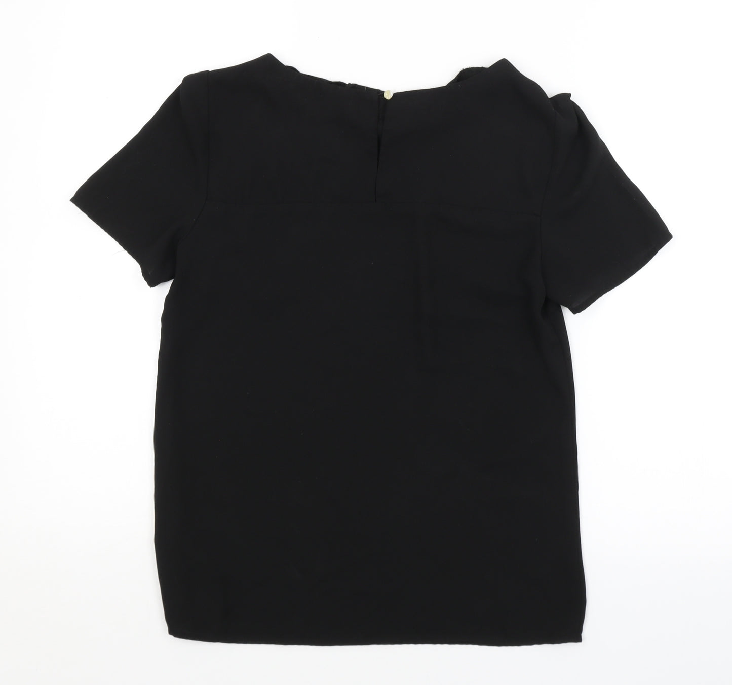 Oasis Womens Black   Basic Blouse Size 8