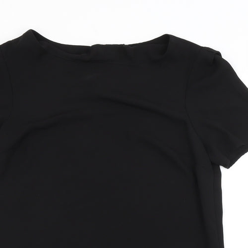 Oasis Womens Black   Basic Blouse Size 8