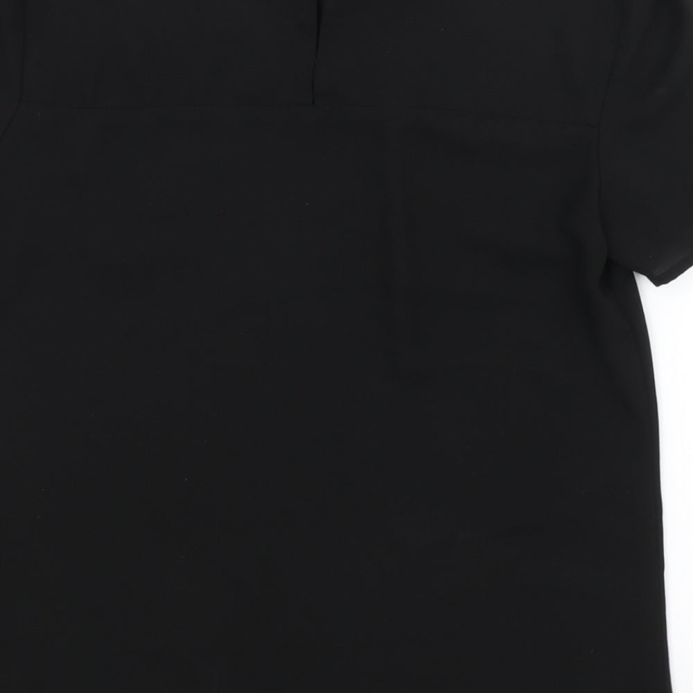 Oasis Womens Black   Basic Blouse Size 8