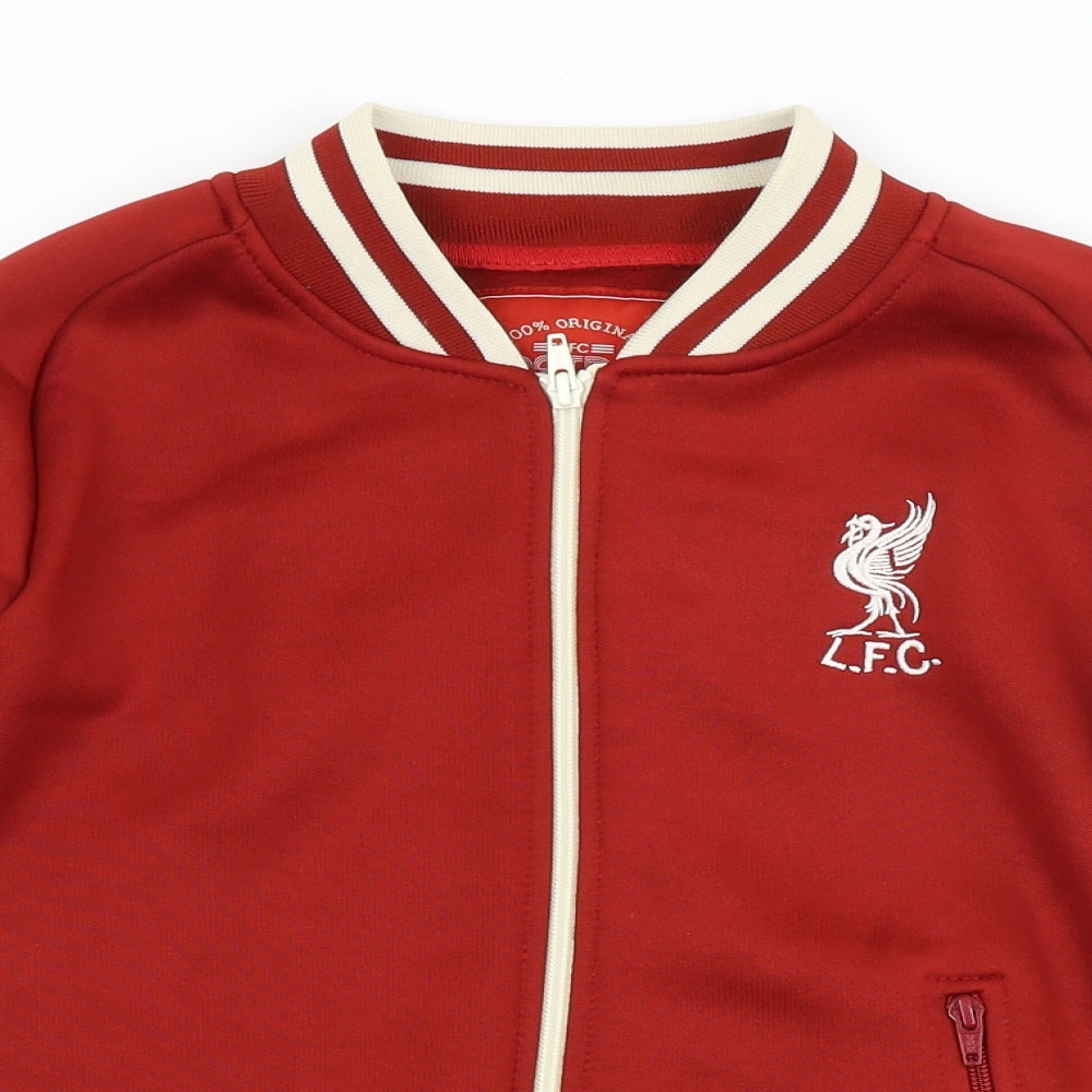 Liverpool FC Boys Red   Jacket  Size 9-10 Years