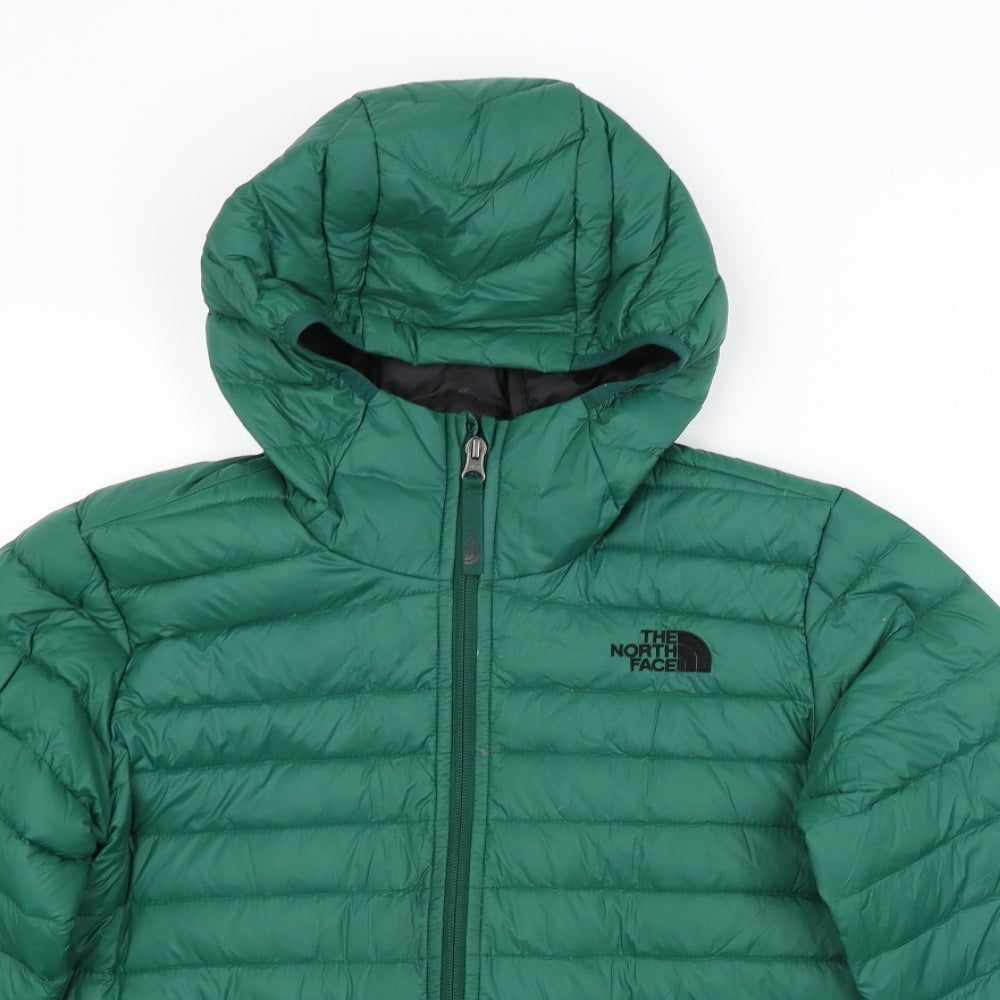 The North Face Boys Green   Puffer Jacket Jacket Size L
