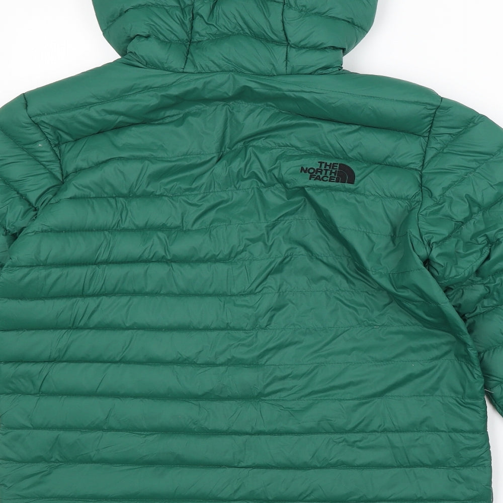 The North Face Boys Green   Puffer Jacket Jacket Size L