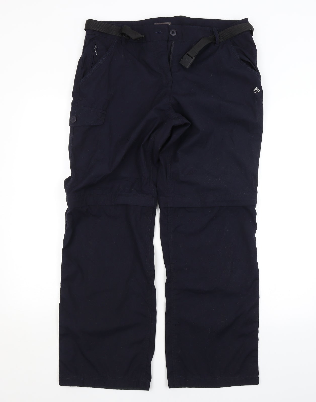 Craghoppers Womens Blue   Cargo Trousers Size 14 L29 in