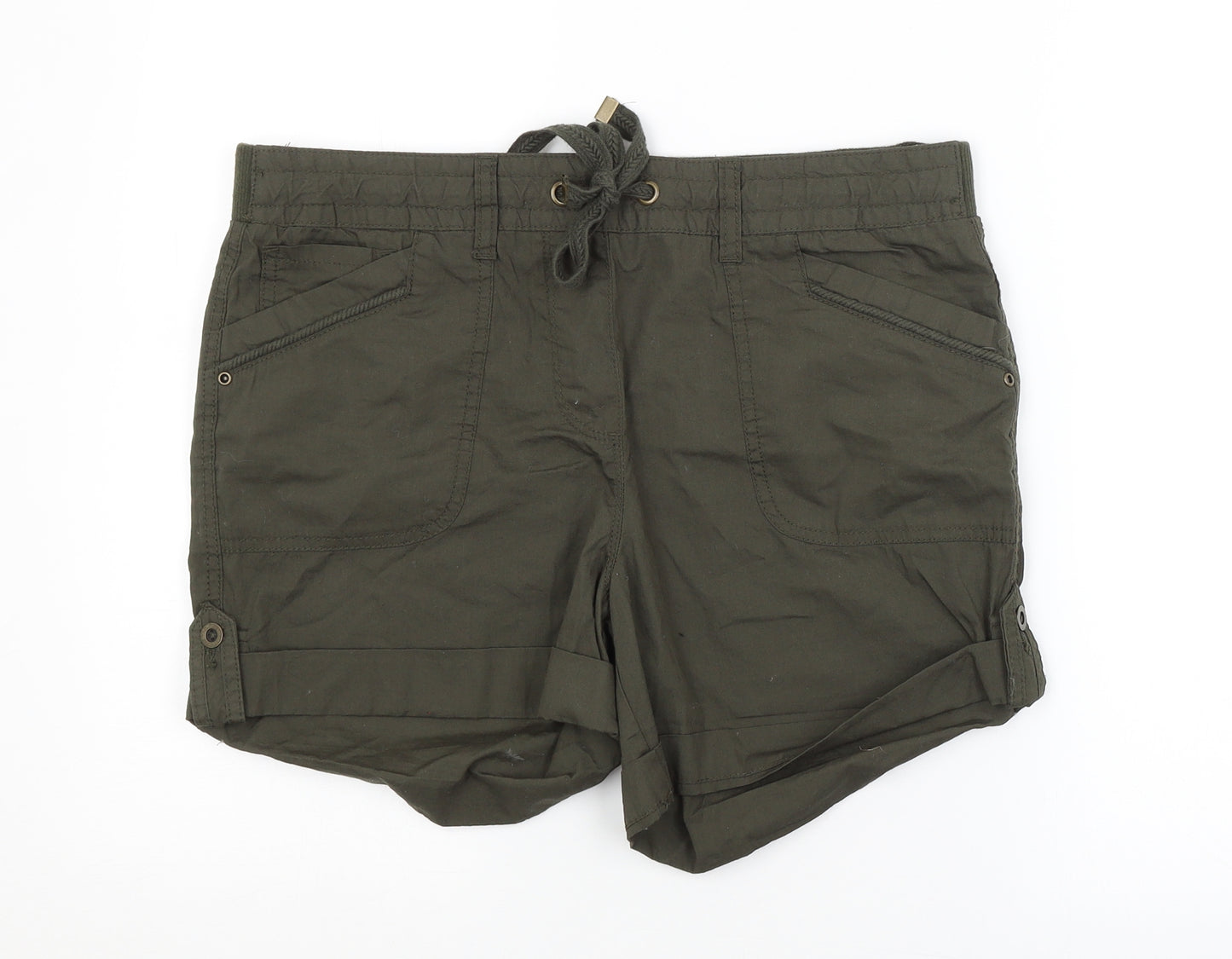 George Womens Green   Cargo Shorts Size 12