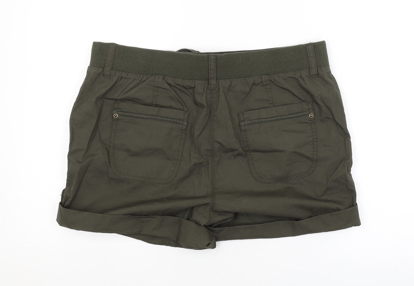 George Womens Green   Cargo Shorts Size 12