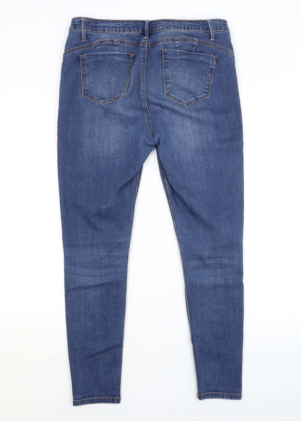 DENIM CO. Womens Blue   Skinny Jeans Size 16 L27 in